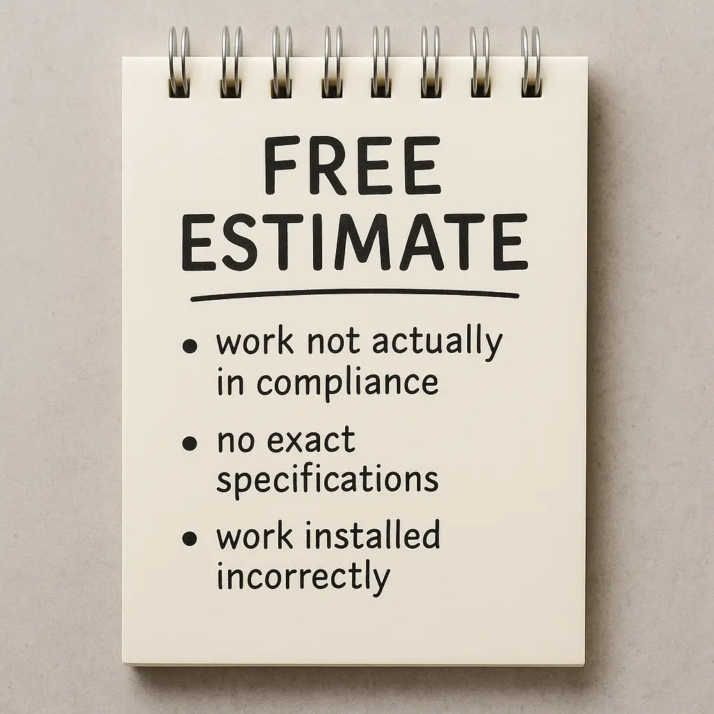 The Truth About “Free” Estimates