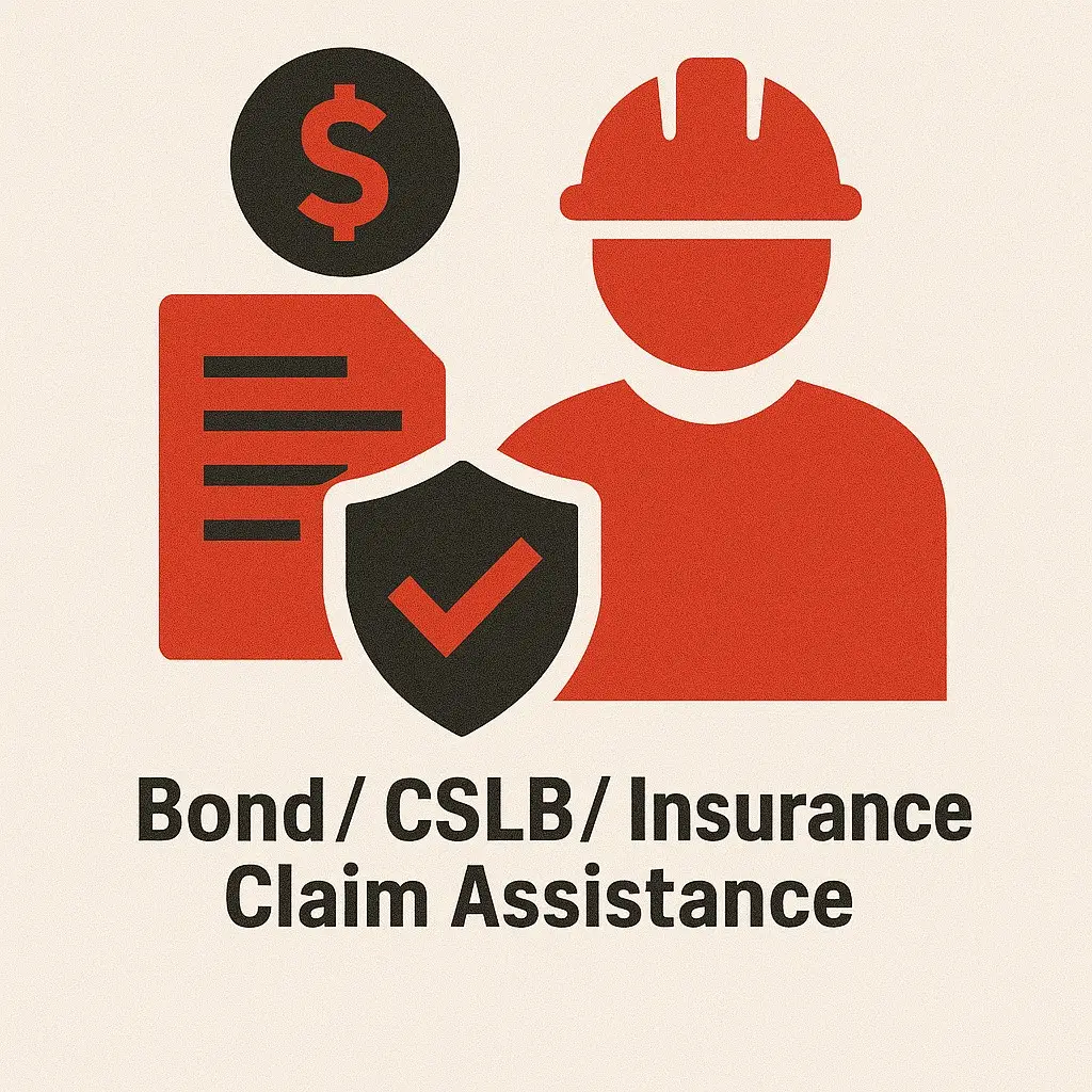 Bond CSLB Insurance Claim Assistance