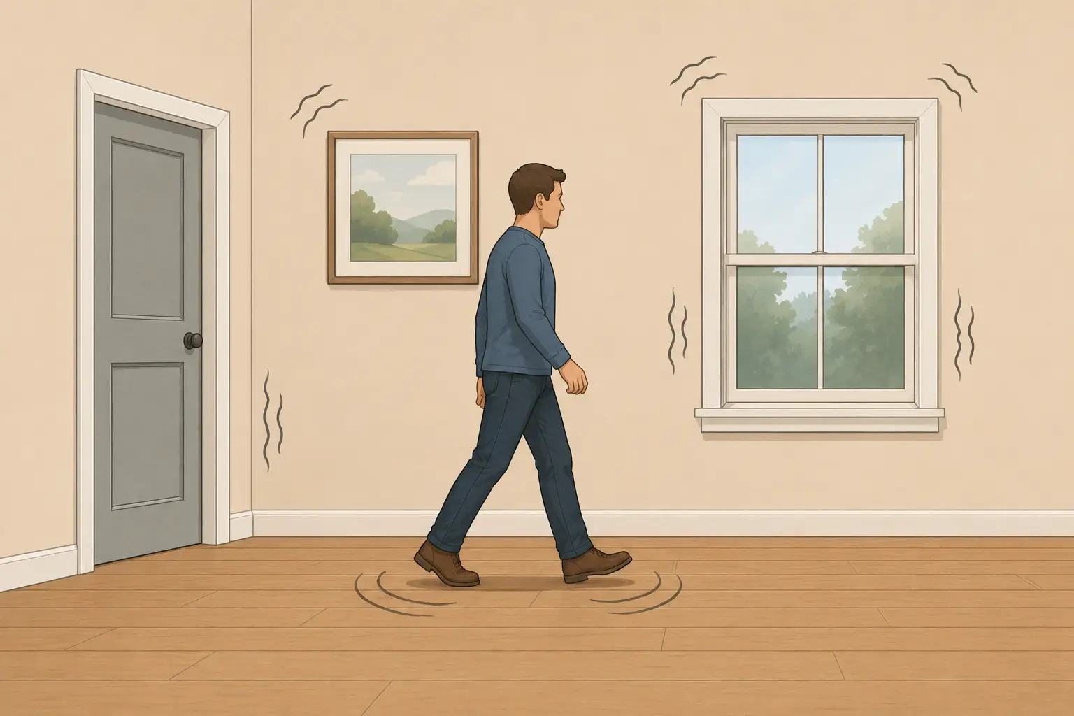 Why Does My House Shake When Someone Walks?